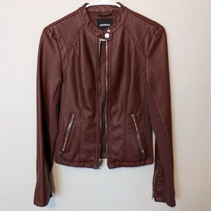 Express faux leather jacket